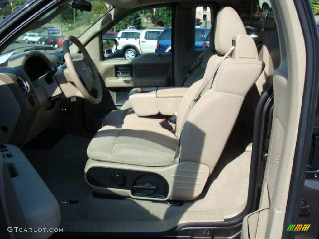 2006 F150 XLT Regular Cab - Dark Stone Metallic / Tan photo #11