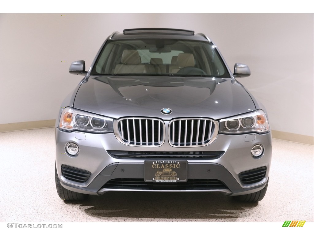 2016 X3 xDrive35i - Space Grey Metallic / Oyster photo #2