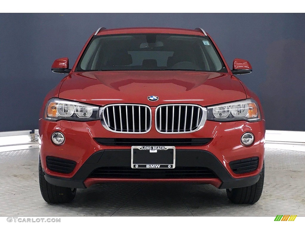 Melbourne Red Metallic 2017 BMW X3 sDrive28i Exterior Photo #139624387