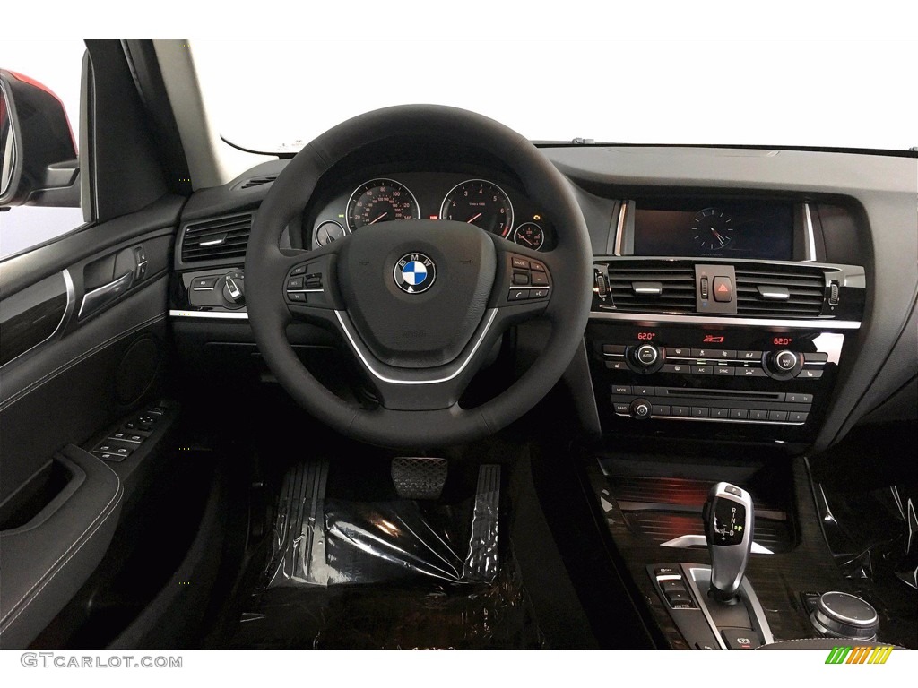 2017 BMW X3 sDrive28i Black Dashboard Photo #139624440