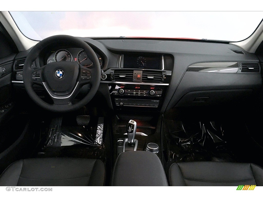 2017 BMW X3 sDrive28i Black Dashboard Photo #139624696
