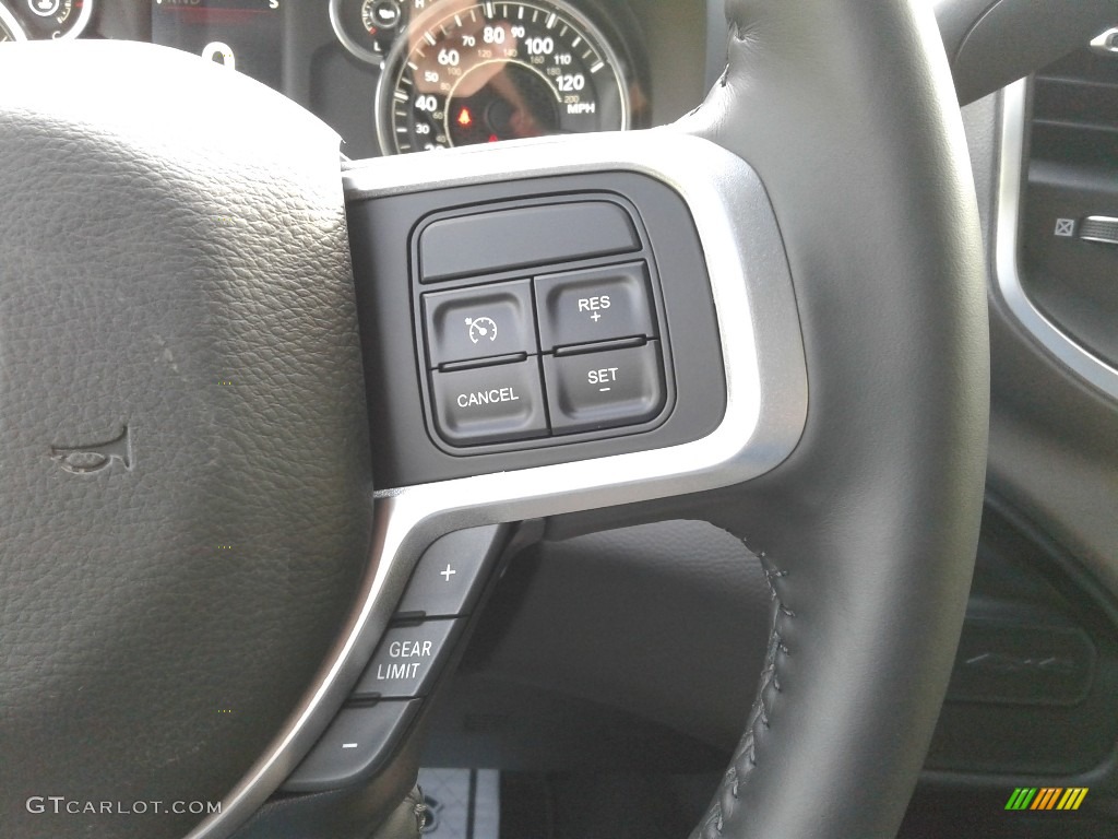 2020 Ram 3500 Big Horn Mega Cab 4x4 Black Steering Wheel Photo #139624801