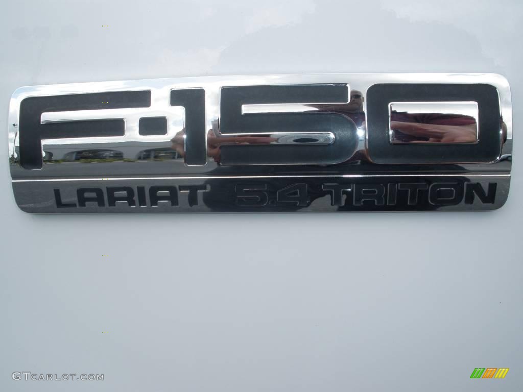 2006 F150 Lariat SuperCrew 4x4 - Oxford White / Black photo #25