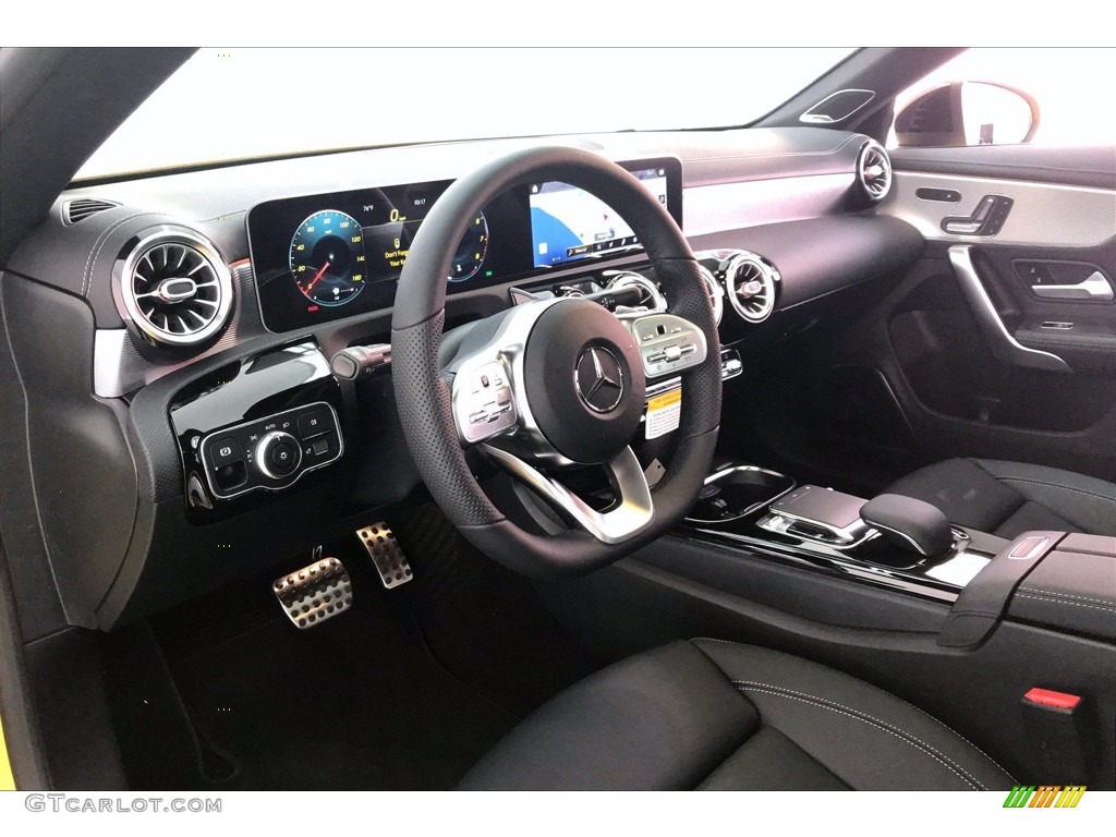 2020 CLA 250 Coupe - Sun Yellow / Black photo #4