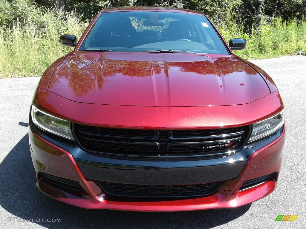2020 Charger SXT - Octane Red / Black photo #3