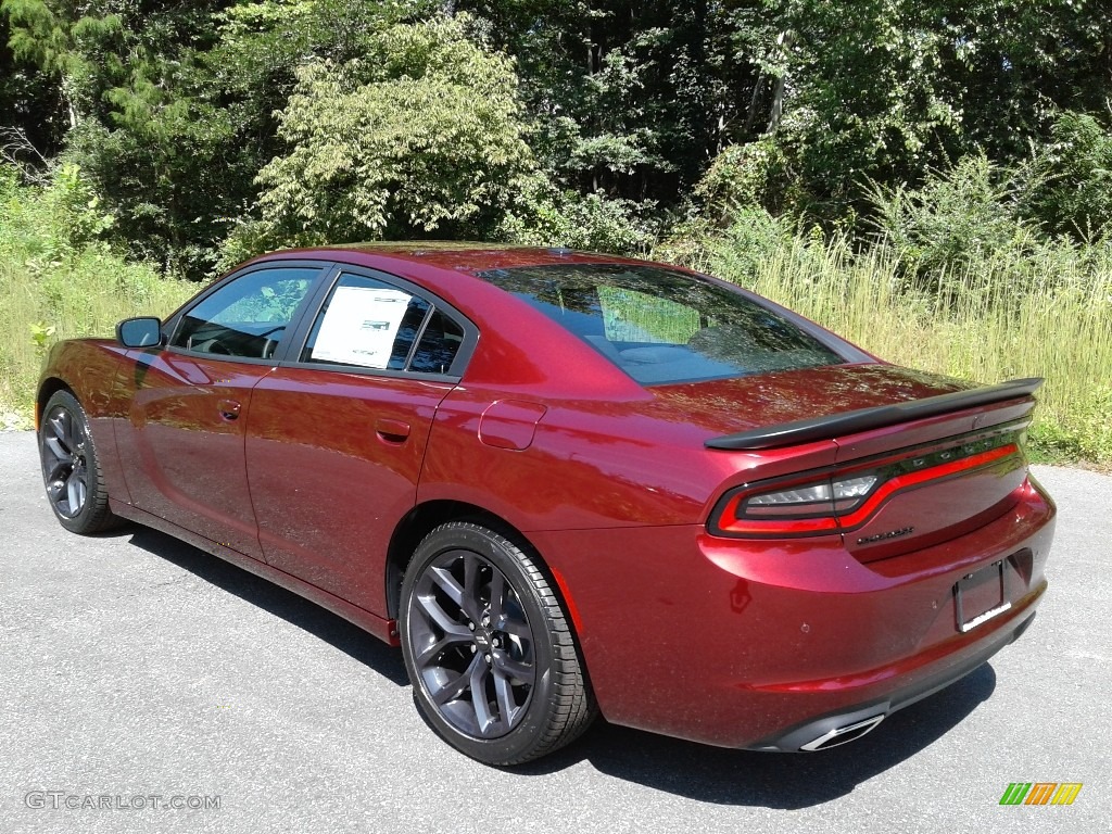 2020 Charger SXT - Octane Red / Black photo #8