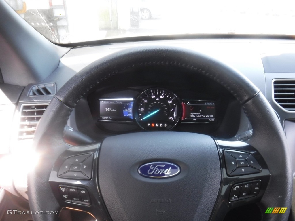2019 Explorer XLT 4WD - Agate Black / Medium Black/Desert Copper photo #26