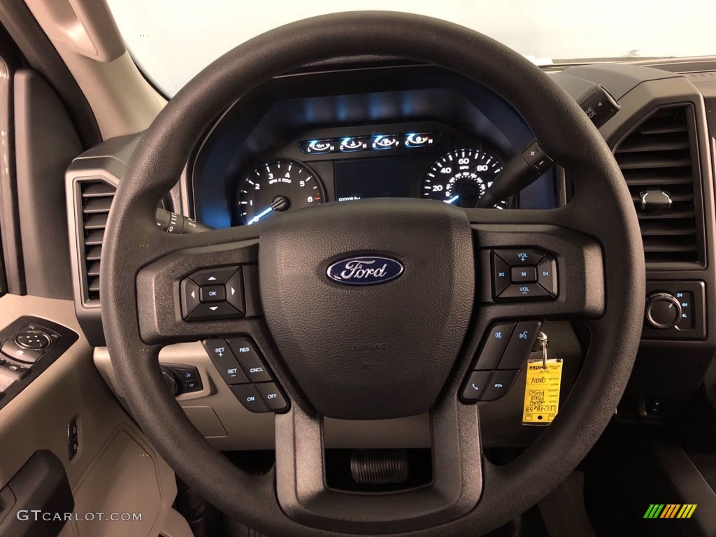 2020 Ford F150 STX SuperCrew 4x4 Black Steering Wheel Photo #139627768