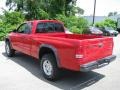 2002 Flame Red Dodge Dakota SXT Club Cab  photo #7