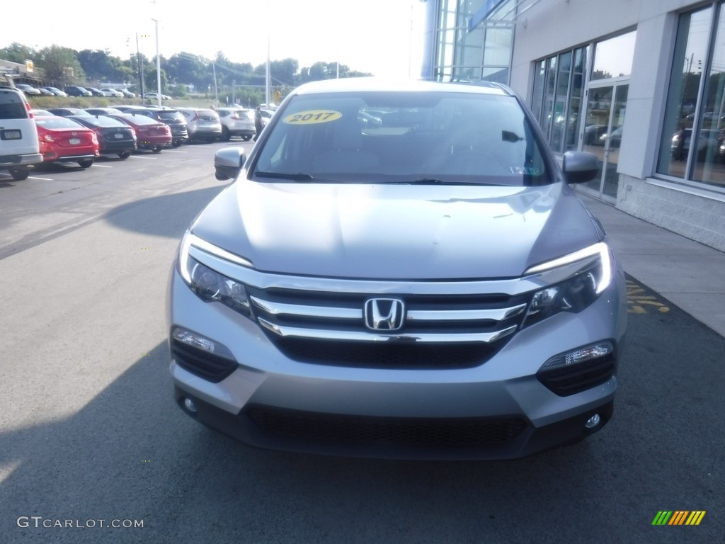 2017 Pilot EX-L AWD - Lunar Silver Metallic / Gray photo #5