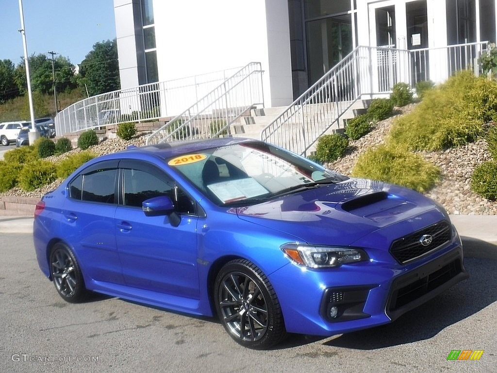 2018 WRX Limited - Lapis Blue Pearl / Carbon Black photo #1