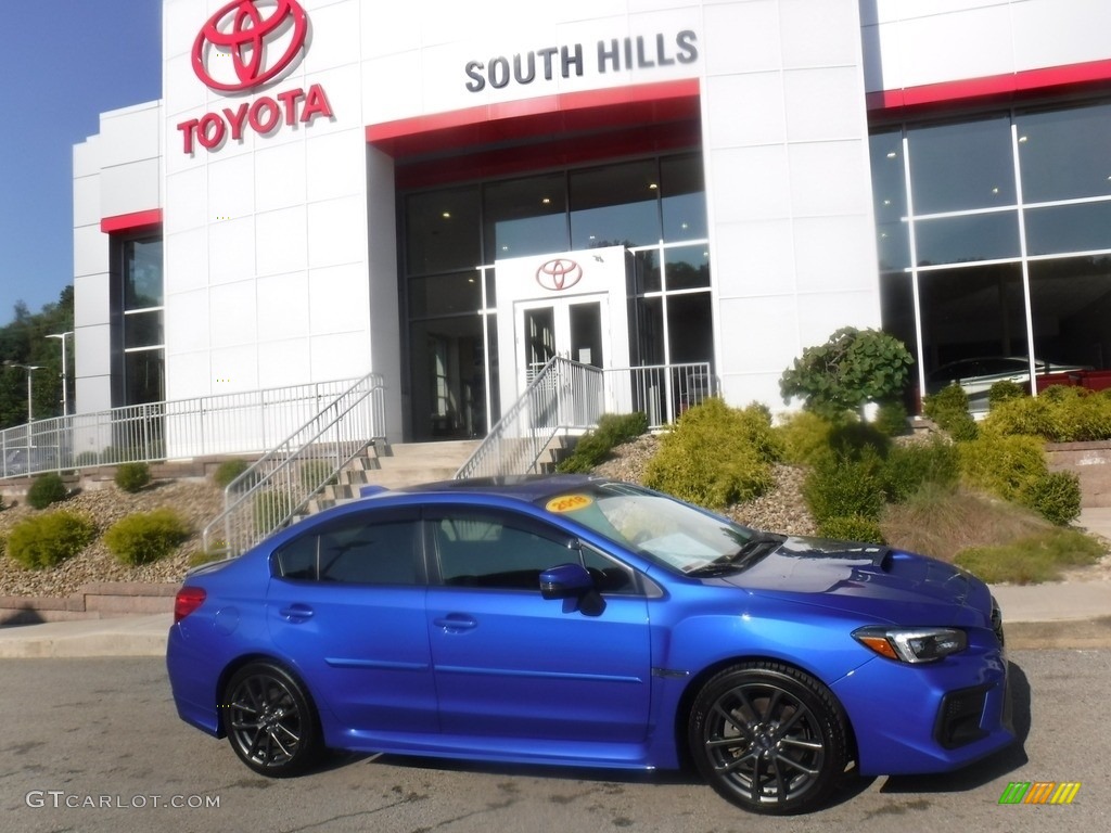 2018 WRX Limited - Lapis Blue Pearl / Carbon Black photo #2