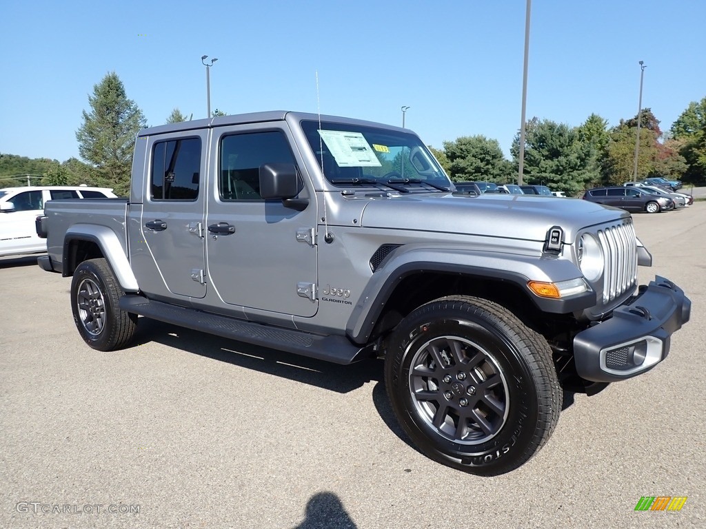 Billet Silver Metallic 2021 Jeep Gladiator Overland 4x4 Exterior Photo #139631541