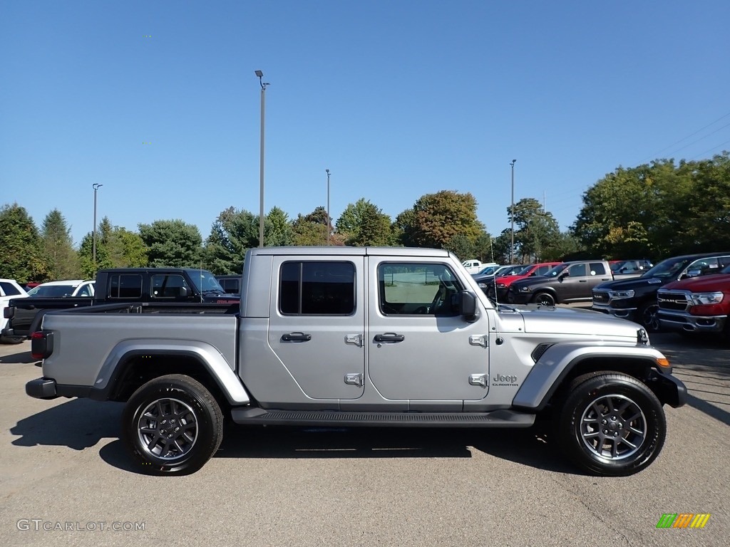 Billet Silver Metallic 2021 Jeep Gladiator Overland 4x4 Exterior Photo #139631565