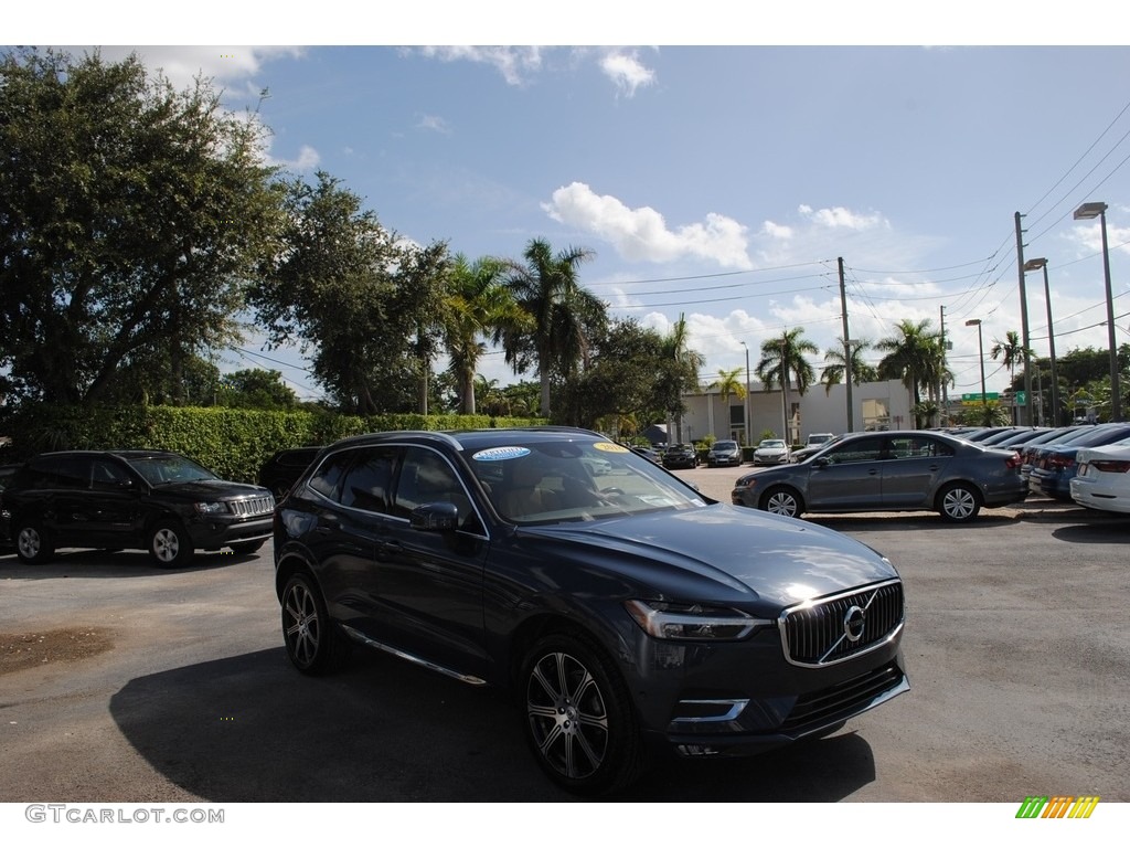 2018 XC60 T5 AWD Inscription - Denim Blue Metallic / Amber photo #1