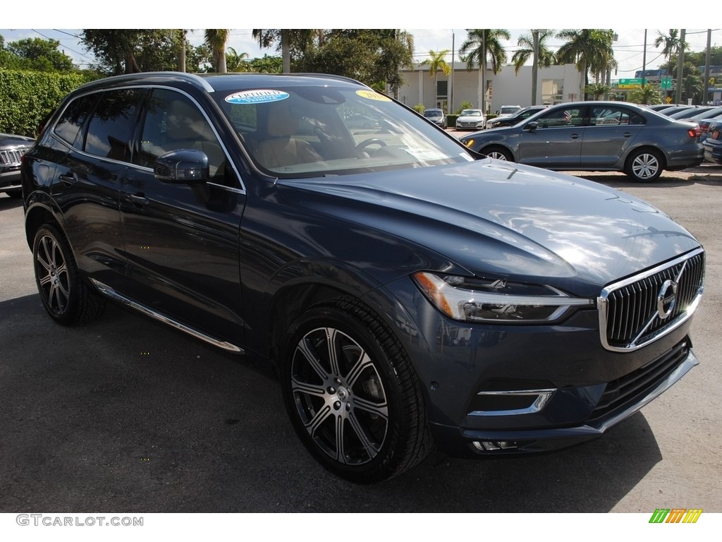 2018 XC60 T5 AWD Inscription - Denim Blue Metallic / Amber photo #2
