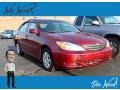 2004 Salsa Red Pearl Toyota Camry LE #139629968