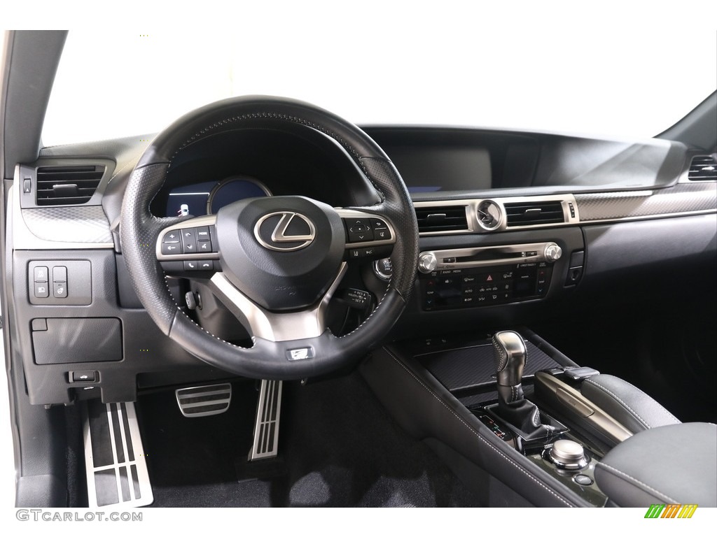 2016 Lexus GS 350 F Sport AWD Black Dashboard Photo #139633011