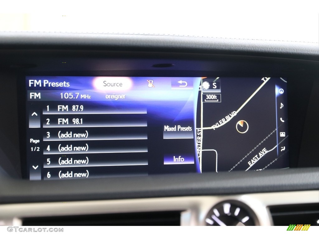 2016 Lexus GS 350 F Sport AWD Audio System Photos