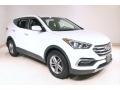 Pearl White 2017 Hyundai Santa Fe Sport AWD