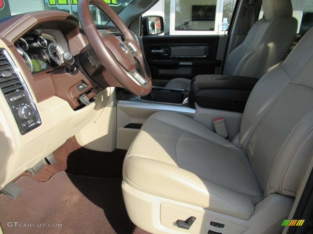2016 Ram 1500 Laramie Crew Cab 4x4 Front Seat Photo #139634376