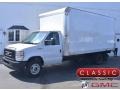2019 Oxford White Ford E Series Cutaway E350 Commercial Moving Truck  photo #1