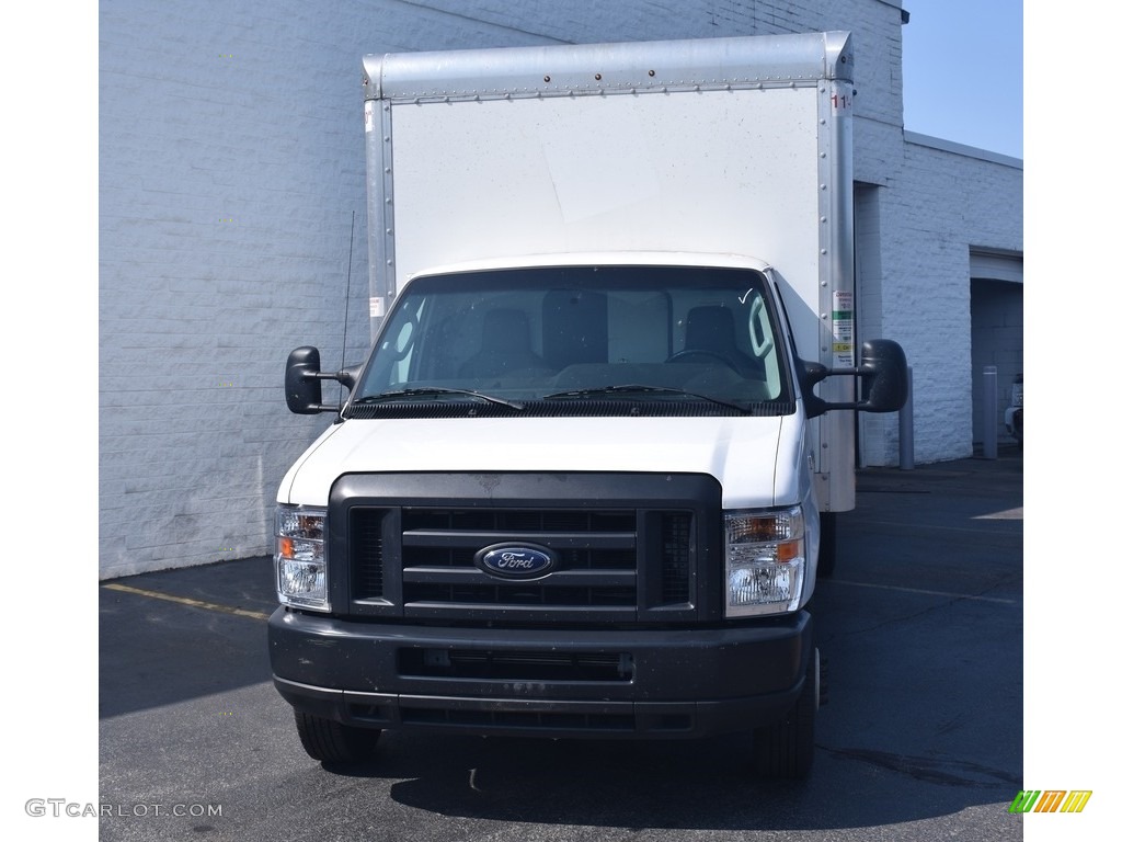 2019 E Series Cutaway E350 Commercial Moving Truck - Oxford White / Medium Flint photo #4