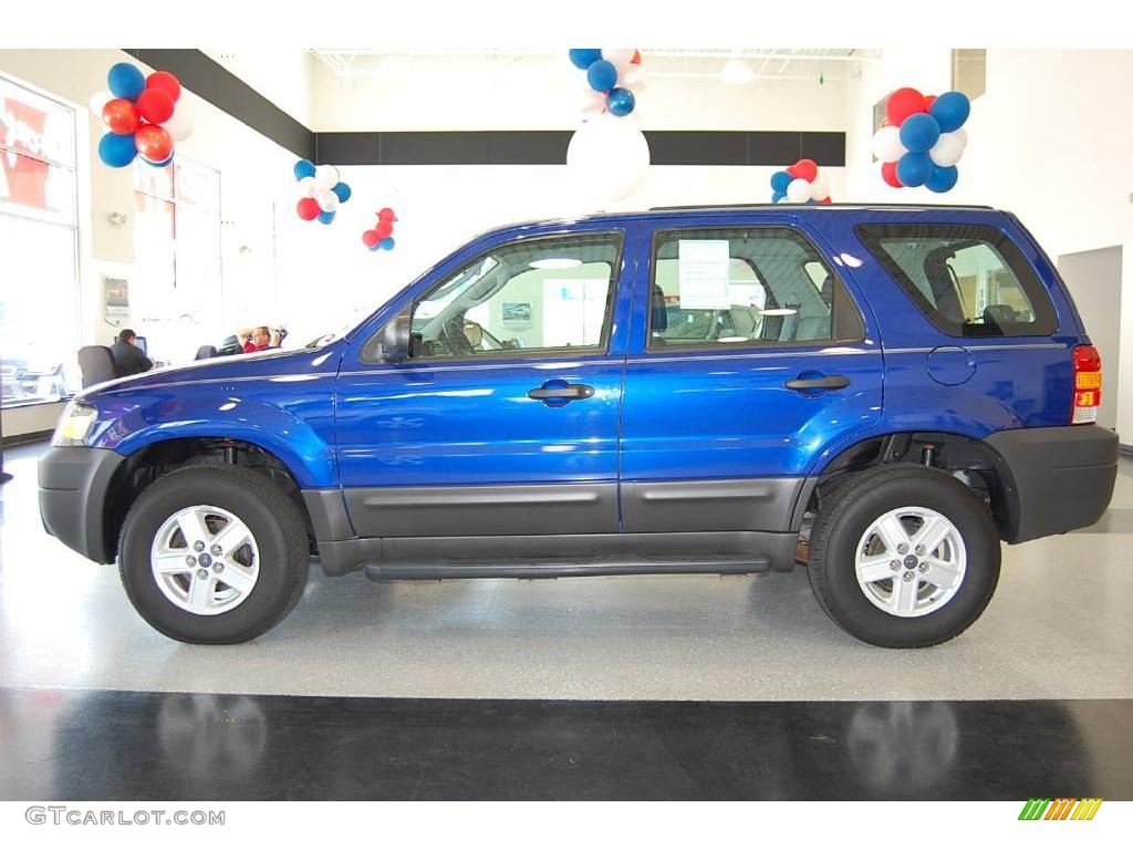 2006 Escape XLS 4WD - Sonic Blue Metallic / Medium/Dark Flint photo #3