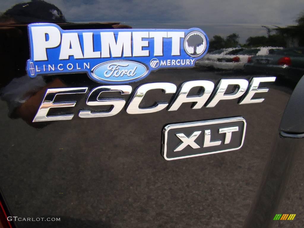 2006 Escape XLT V6 4WD - Black / Medium/Dark Flint photo #26