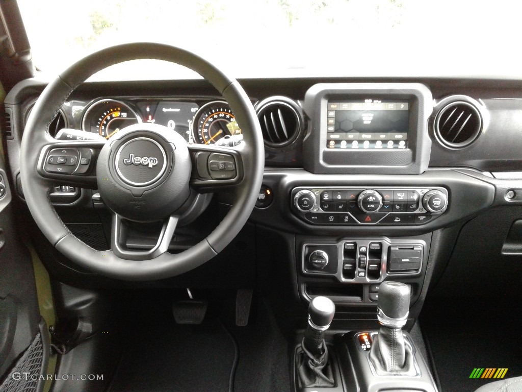 2021 Jeep Wrangler Unlimited Sport 4x4 Black Dashboard Photo #139638369