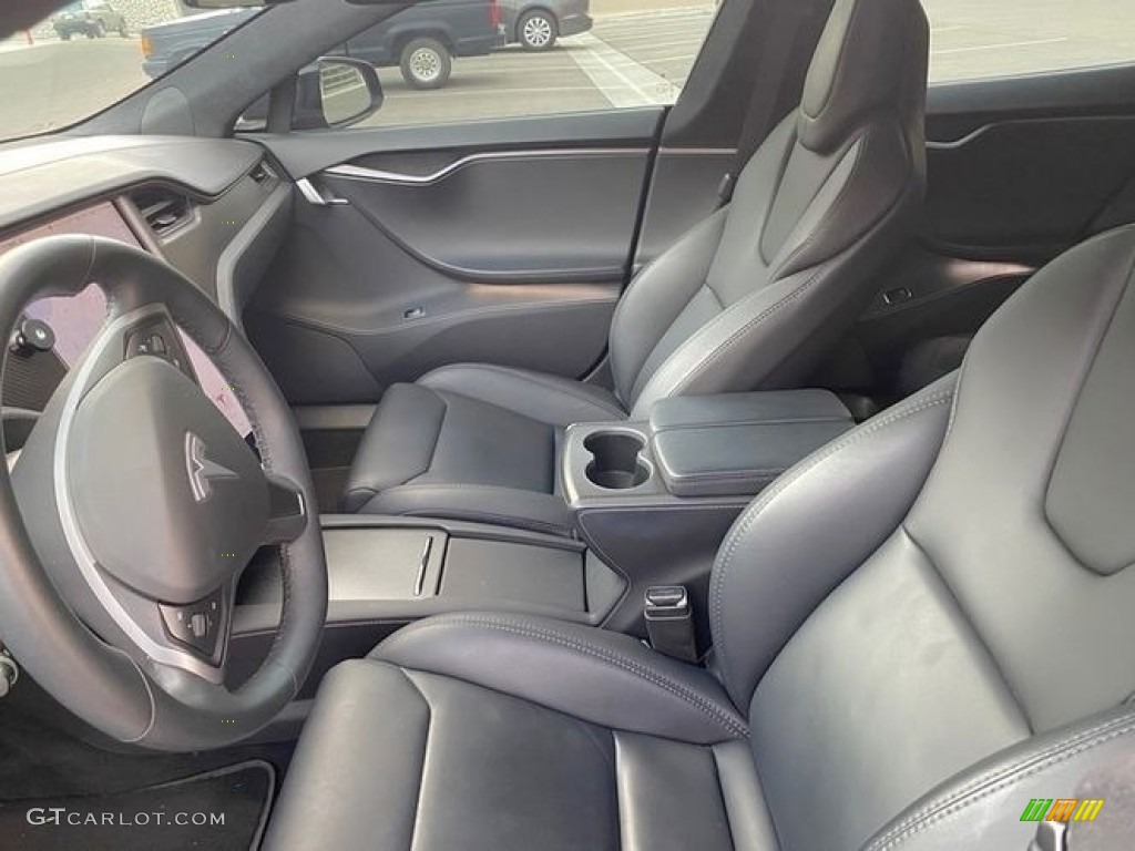 Black Interior 2019 Tesla Model S 100D Photo #139638816