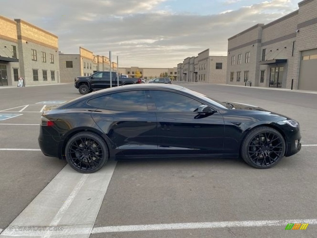 Solid Black 2019 Tesla Model S 100D Exterior Photo #139638960
