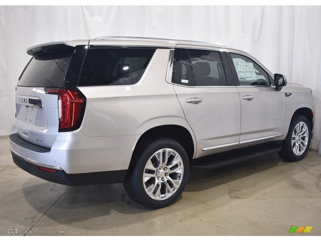 2021 Yukon SLT 4WD - Pearl Beige Metallic / Dark Walnut/­Slate photo #2