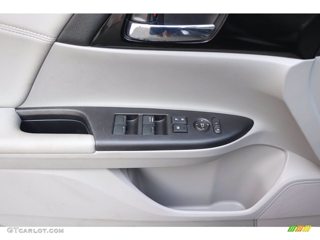 2017 Honda Accord LX Sedan Black Door Panel Photo #139639335