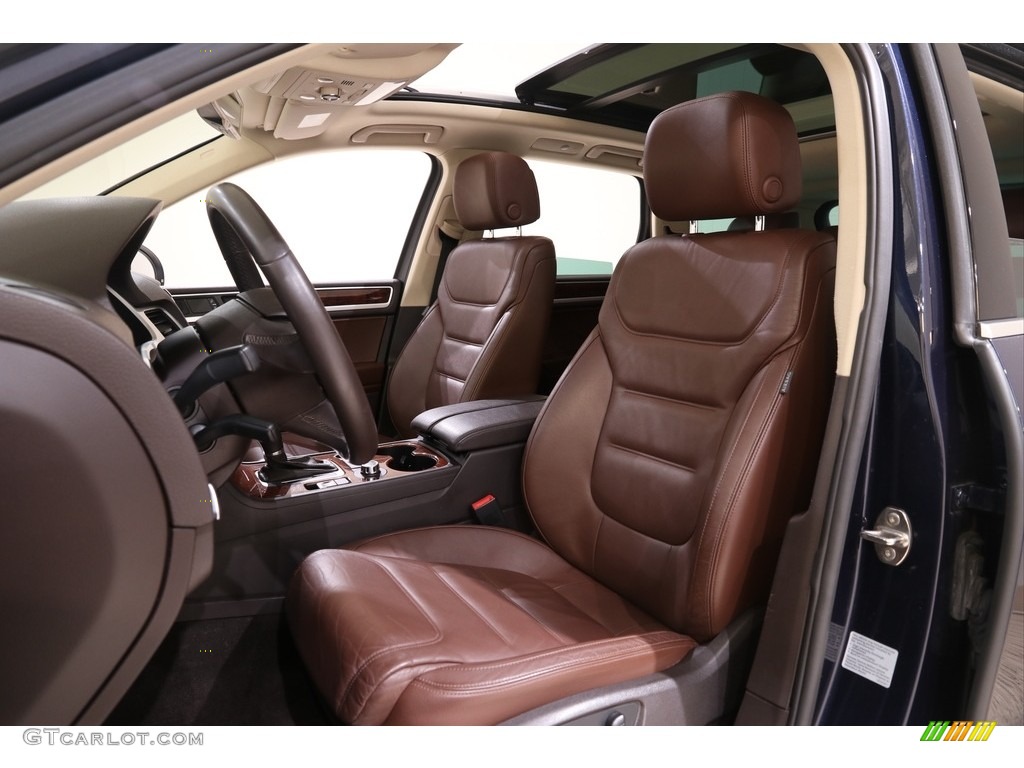 Saddle Brown Interior 2012 Volkswagen Touareg VR6 FSI Lux 4XMotion Photo #139639446