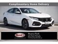 Taffeta White 2019 Honda Civic EX Hatchback