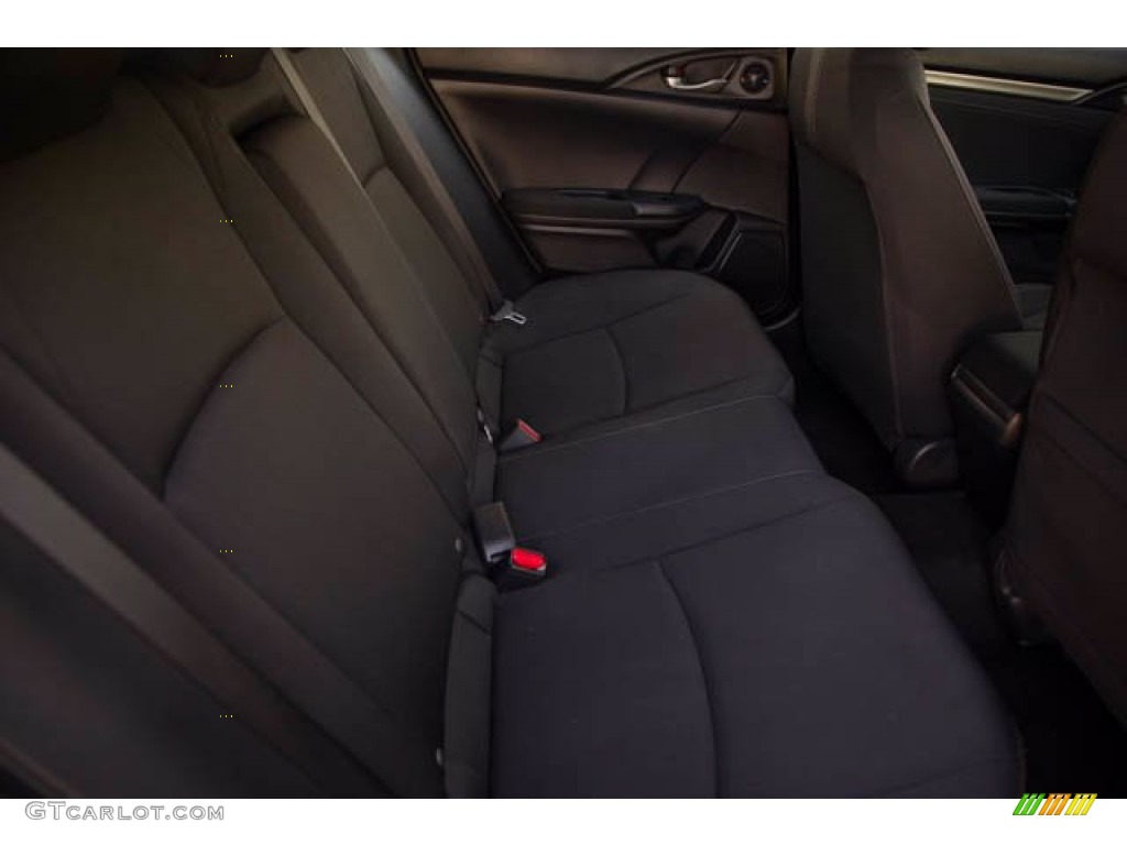 2019 Civic EX Hatchback - Taffeta White / Black photo #21