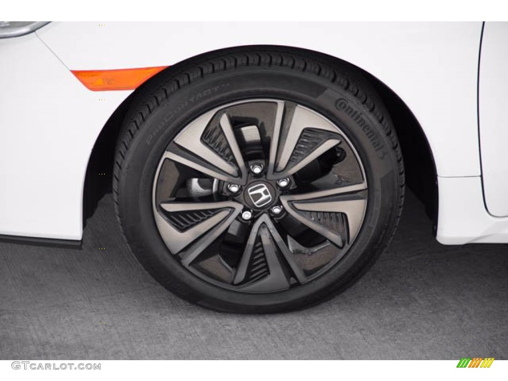 2019 Civic EX Hatchback - Taffeta White / Black photo #38