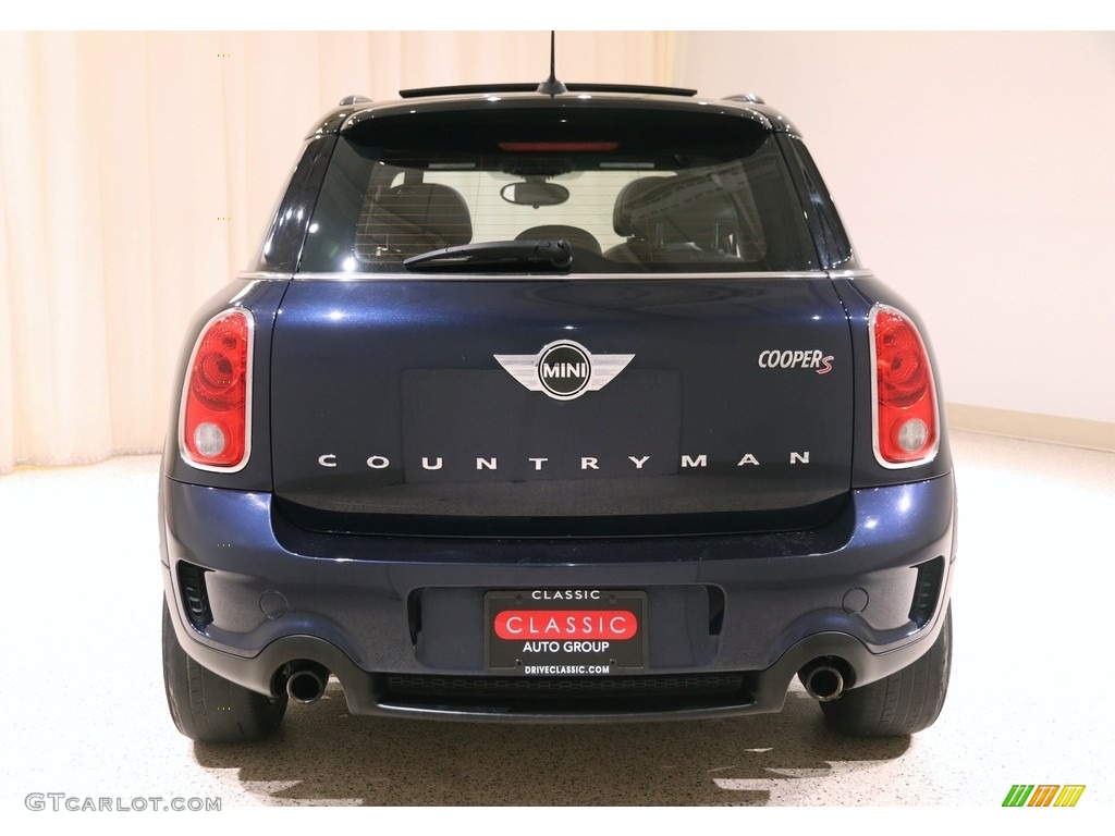 2014 Cooper S Countryman - Cosmic Blue Metallic / Carbon Black photo #15