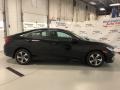 2020 Crystal Black Pearl Honda Civic LX Sedan  photo #4