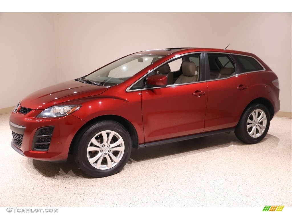 2010 CX-7 s Touring AWD - Copper Red / Sand photo #3