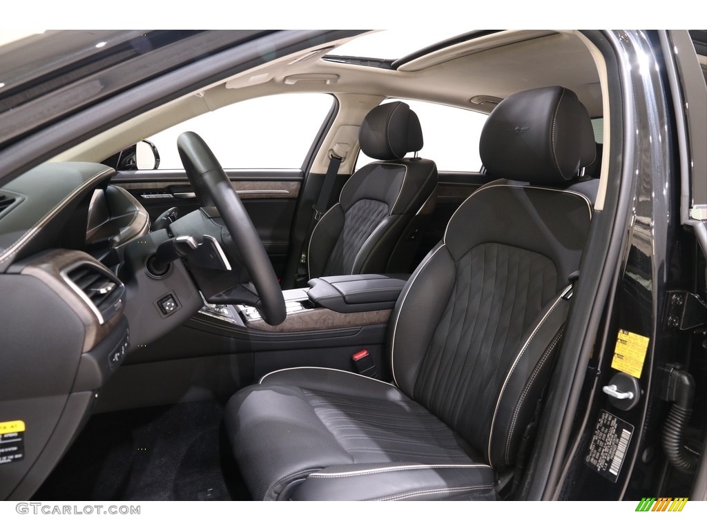 Black Interior 2020 Hyundai Genesis G90 AWD Photo #139642914
