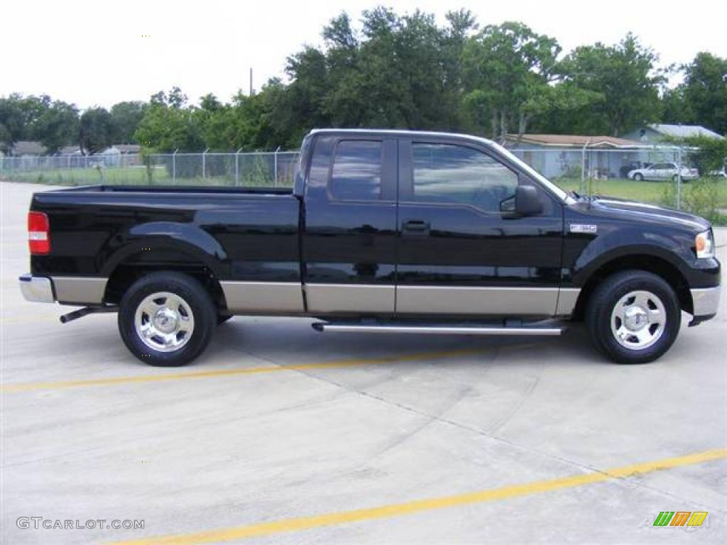 2006 F150 XLT SuperCab - Black / Tan photo #42