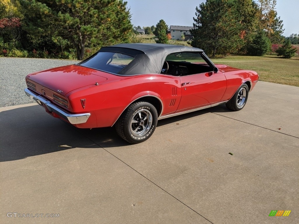 Solar Red 1968 Pontiac Firebird Convertible Exterior Photo #139646825