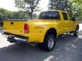 2006 Blazing Yellow Ford F350 Super Duty Amarillo Edition Crew Cab 4x4 Dually  photo #4