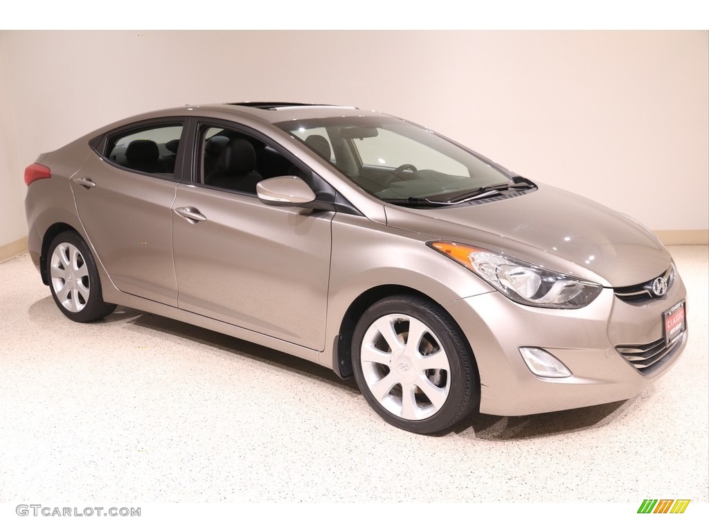 2013 Elantra Limited - Desert Bronze / Black photo #1