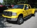 2006 Blazing Yellow Ford F350 Super Duty Amarillo Edition Crew Cab 4x4 Dually  photo #8