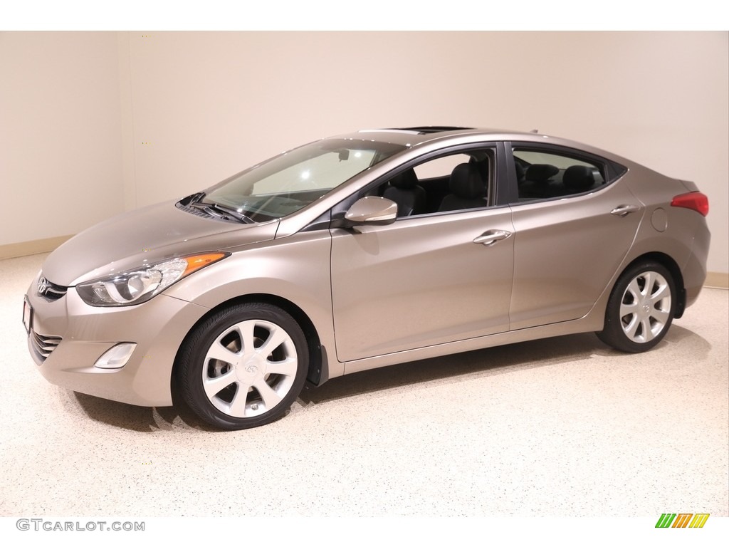 2013 Elantra Limited - Desert Bronze / Black photo #3