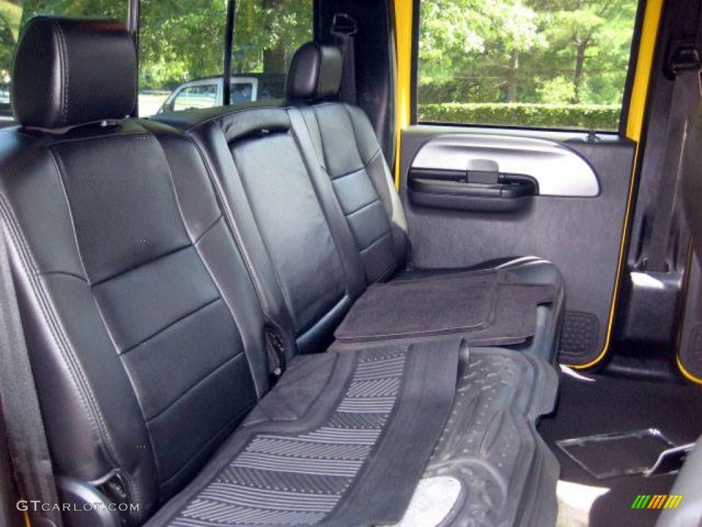 2006 F350 Super Duty Amarillo Edition Crew Cab 4x4 Dually - Blazing Yellow / Black photo #13