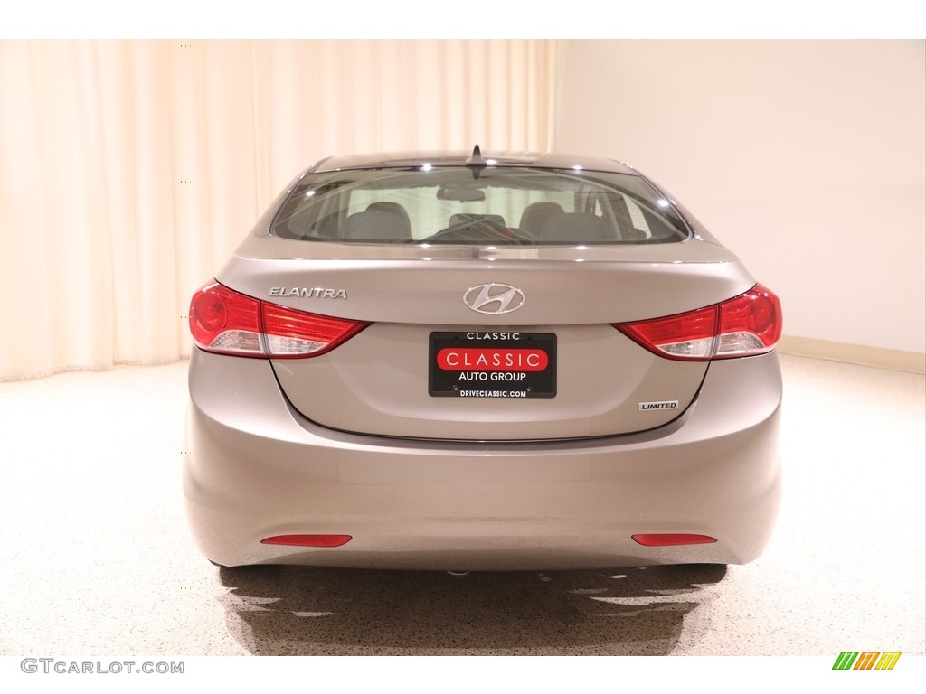 2013 Elantra Limited - Desert Bronze / Black photo #15